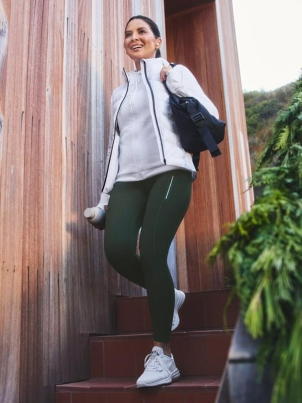 Athleta S Small Rainier Tight In Plush SuperSonic Elm NWT! #487745 - Picture 5 of 6